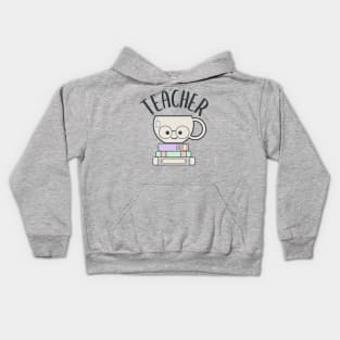 Cute Tea Teacher Pun Kids Hoodie